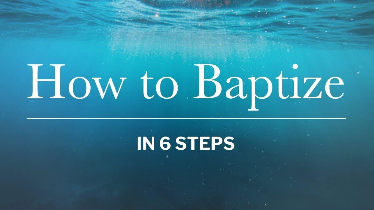 How to Baptize in 6 Steps Rise on Fire Ministries